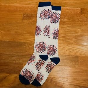 NWOT 4th of July Firework Long Socks